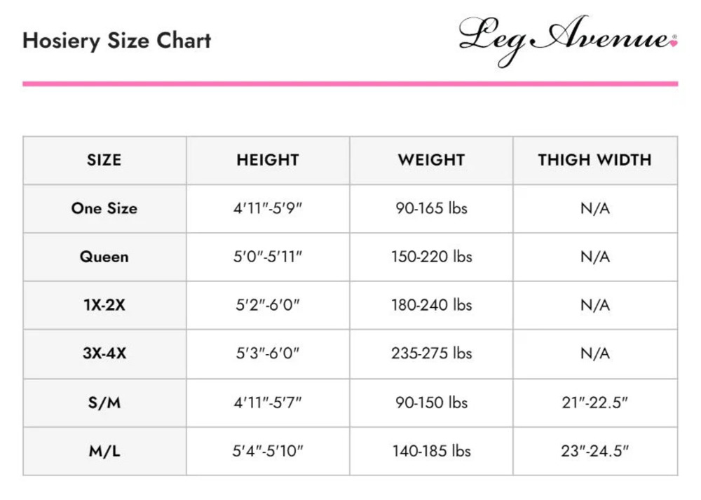 Leg Avenue - Ella Rose Thigh High Stockings - BLACK - Picture 5 of 5